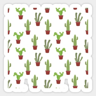 Many cactus pattern Sticker